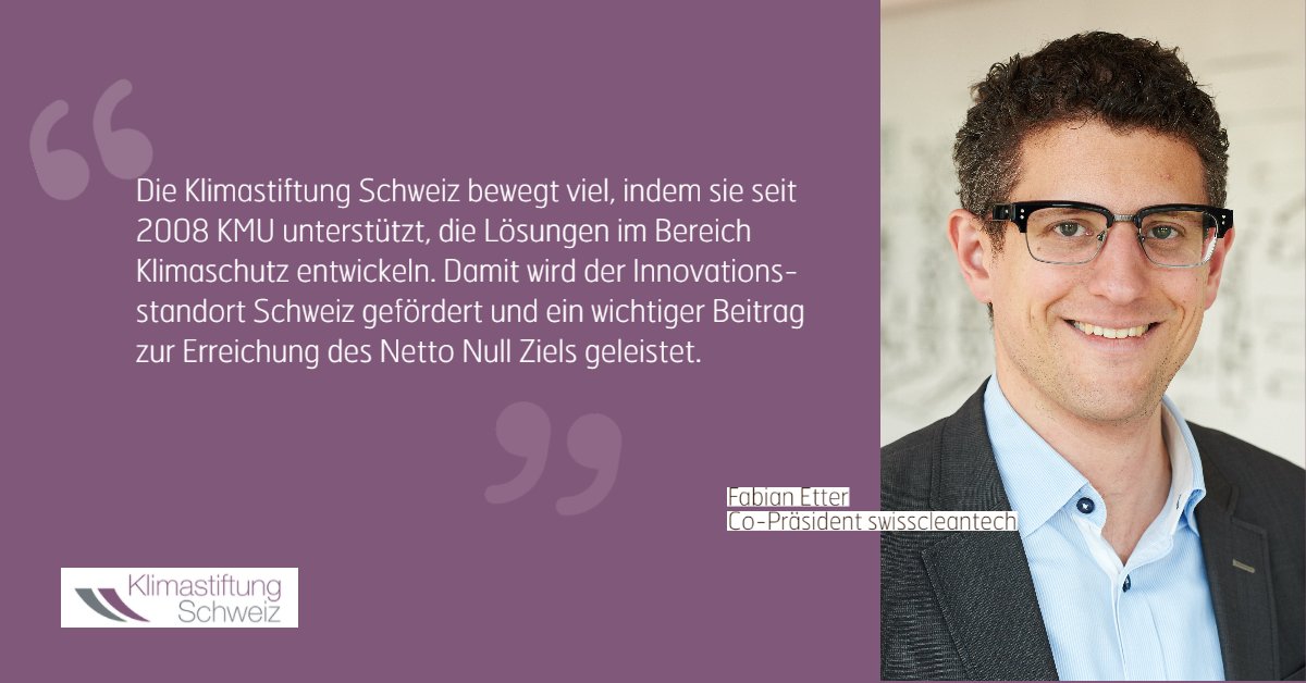 Klimastiftung Schweiz (@klimastiftungch) on Twitter photo Vielen Dank <a href="/fabianetter/">Fabian Etter</a> von <a href="/swisscleantechD/">swisscleantech</a> für die Unterstützung im Jubiläumsjahr der Klimastiftung Schweiz. Vielen Dank <a href="/fabianetter/">Fabian Etter</a> von <a href="/swisscleantechD/">swisscleantech</a> für die Unterstützung im Jubiläumsjahr der Klimastiftung Schweiz.