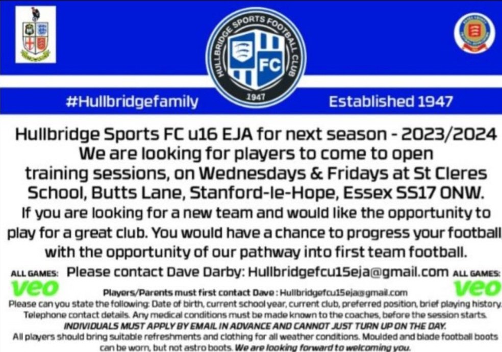 ⚽️ We are looking to bring in one more player to the team ⚽️

If interested feel free to make contact