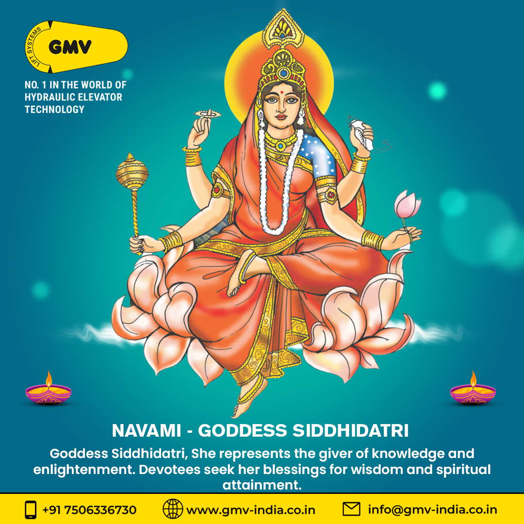 gmvindia's tweet photo. Embrace the radiant wisdom and enlightenment embodied by Goddess Siddhidatri.🌟

Seek her divine blessings for the gift of knowledge and spiritual enlightenment as you conclude the Navratri journey. 📚🙏

Happy Navratri!✨

#GmvIndia #NavratriFestival #NavratriDay9 https://t.co/Iz5rVbV1eg