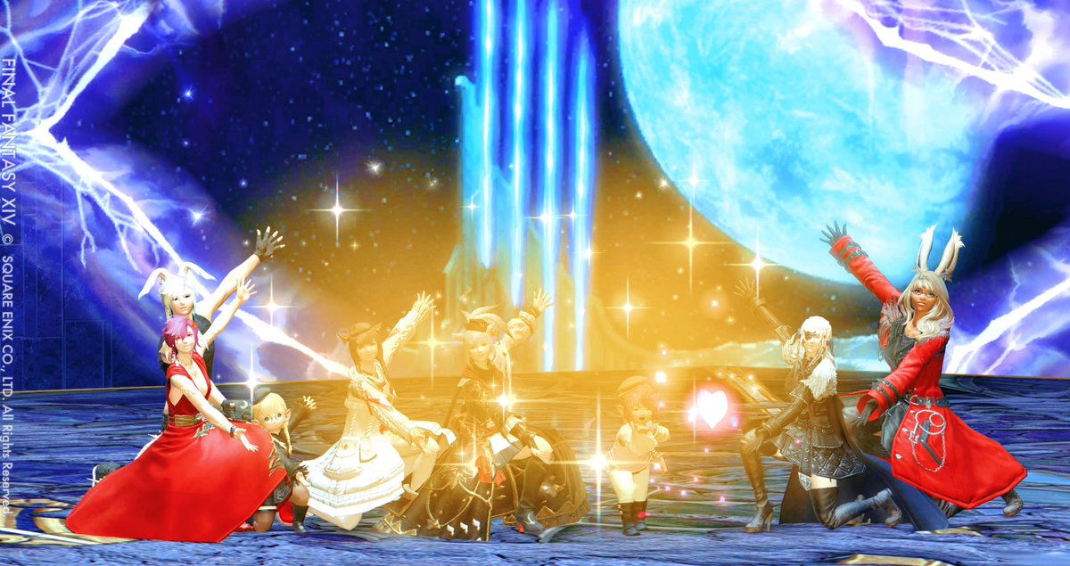 melmil_FFxiv's tweet photo. FCの方々にお手伝いいただき、
ﾗｲﾙの初見👀討滅戦&amp;ﾀﾚｲｱへ👊🤨

みんなで転がりながらｸﾘｱしたり
終わったあともわいわいできて
私もとても楽しかったです〜！🥳♪

ﾊﾟｾﾘさんも討滅戦のｸﾘｱ
おめでとうございます☺️🎉🎊

遅くまでありがとうございました🌃✨ https://t.co/ITXozAIJFv