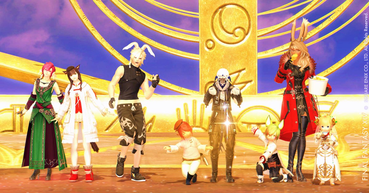 melmil_FFxiv's tweet photo. FCの方々にお手伝いいただき、
ﾗｲﾙの初見👀討滅戦&amp;ﾀﾚｲｱへ👊🤨

みんなで転がりながらｸﾘｱしたり
終わったあともわいわいできて
私もとても楽しかったです〜！🥳♪

ﾊﾟｾﾘさんも討滅戦のｸﾘｱ
おめでとうございます☺️🎉🎊

遅くまでありがとうございました🌃✨ https://t.co/ITXozAIJFv