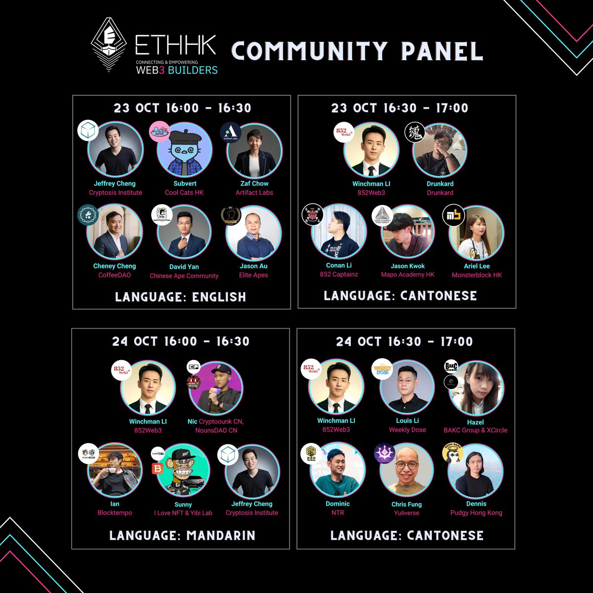 Calling all Web3 Builders! It's time to join forces and strengthen our community. 
Come to our Innovation Stage and show your support for the growth of HK ecosystem.

Join us now!
ethhongkong.co