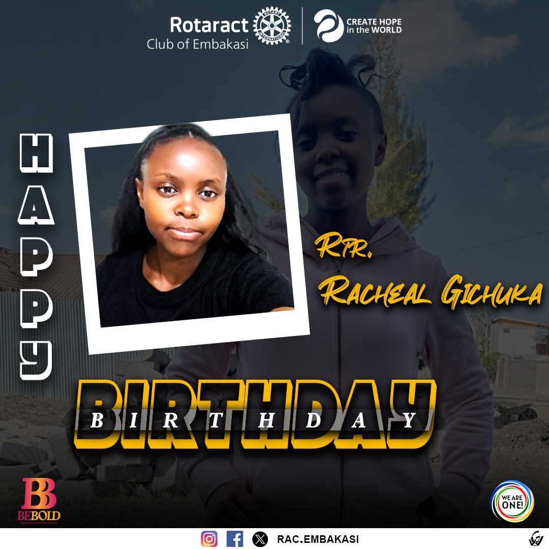 🥳🥳🥳🥳
📅OCT 23rd
It's Rachel's Birthday 🥳
We wish you a happy Birthday and may your journey be as extraordinary as you Are
Cheers to a year Filled with *Towering* achievements (Get it)🙃😂🎂🎈

#Littleismuch🤭
#Mashallah