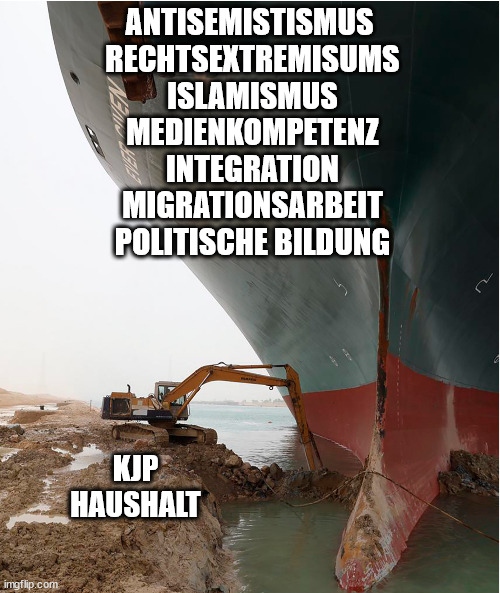 Wenn der propagierte Kampf gegen Antisemitismus, Rechtsextremismus, Islamismus u. a. keine leere Worthülse bleiben soll, dann brauchen wir die finanziellen Mittel dafür. #Jugendsozialarbeitwirkt  #Scholz #BMFSFJ