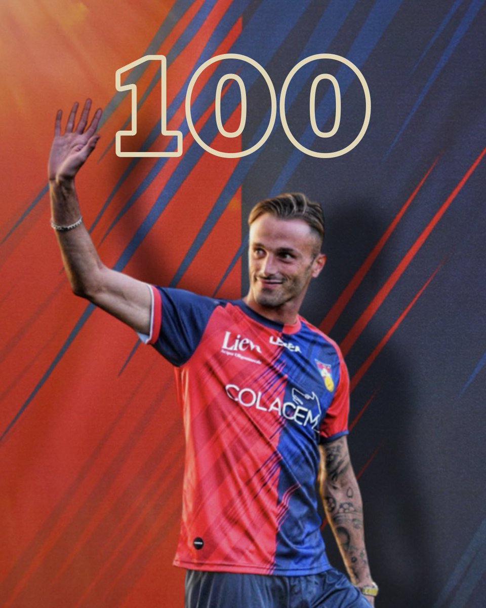 🔴🔵🫶 Oggi Andrea Signorini ha toccato quota 1️⃣0️⃣0️⃣ presenze con la maglia del Gubbio.

#ForzaGubbio #DajeGubbiaccio