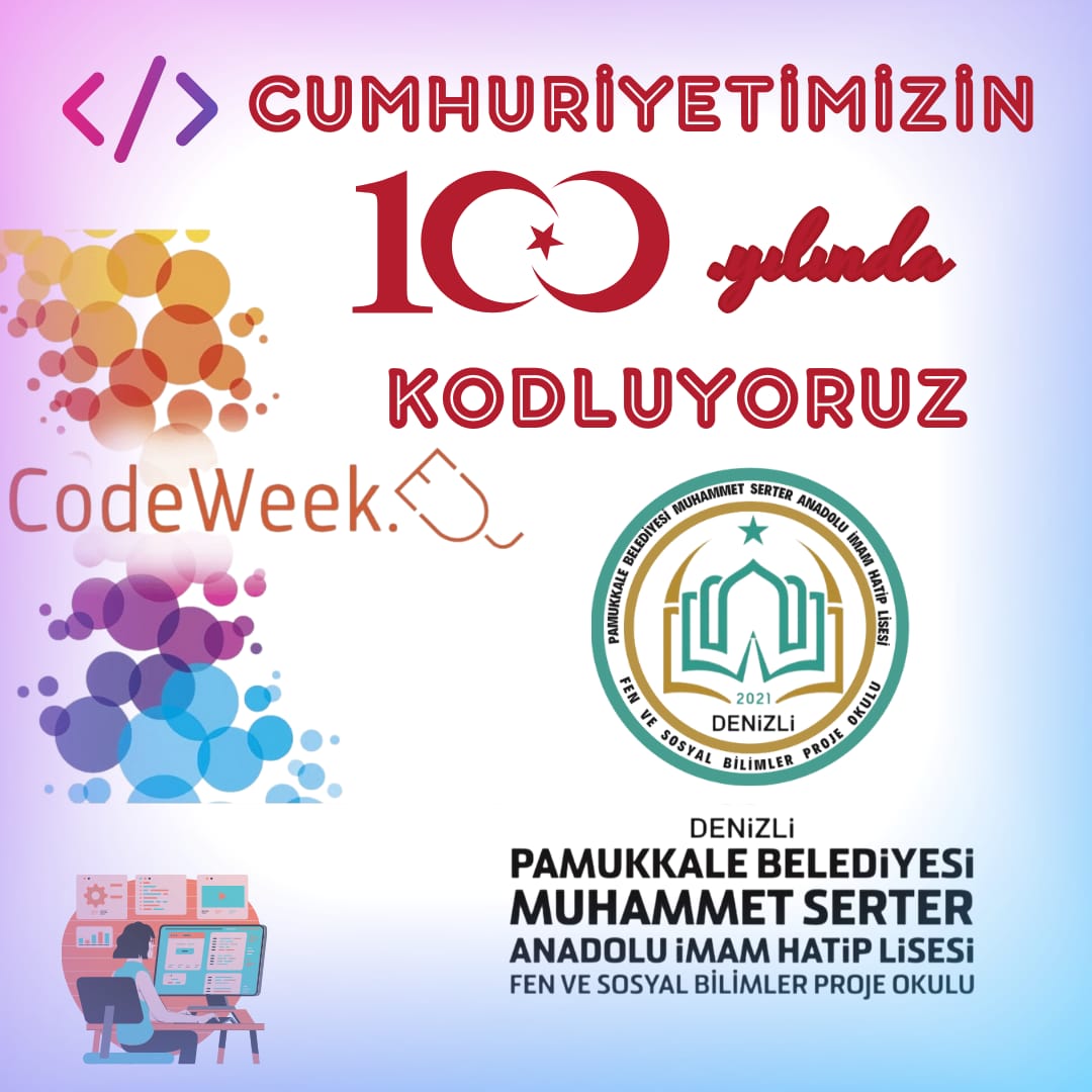 pbmsaihl's tweet image. #Codeweek2023 🌐
#YapayZeka 🤖
@tcmeb
@emre_caliskan
@denizlimem
@ArgeDenizli
@YTEMEL3
@CodeWeekEU
@CodeweekTurkiye
@ScientixDenizli