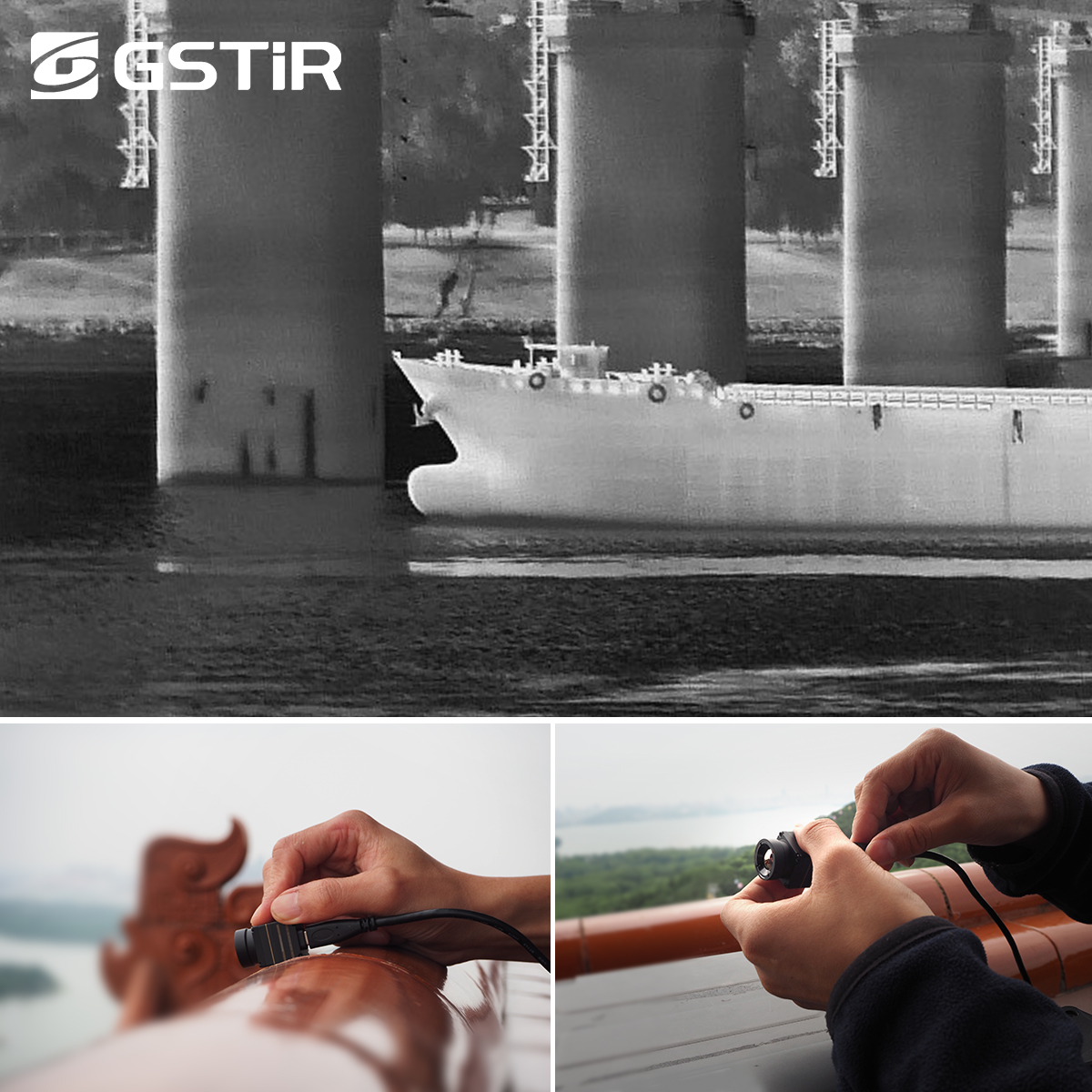 GstInfrared's tweet image. With GSTiR COIN612 #InfraredCameraCore, we caught a unique glimpse into the Yangtze river. #Infrared technology is renowned for its ability to detect and   capture thermal radiation, which can be used in some applications related to #MaritimeCruises.