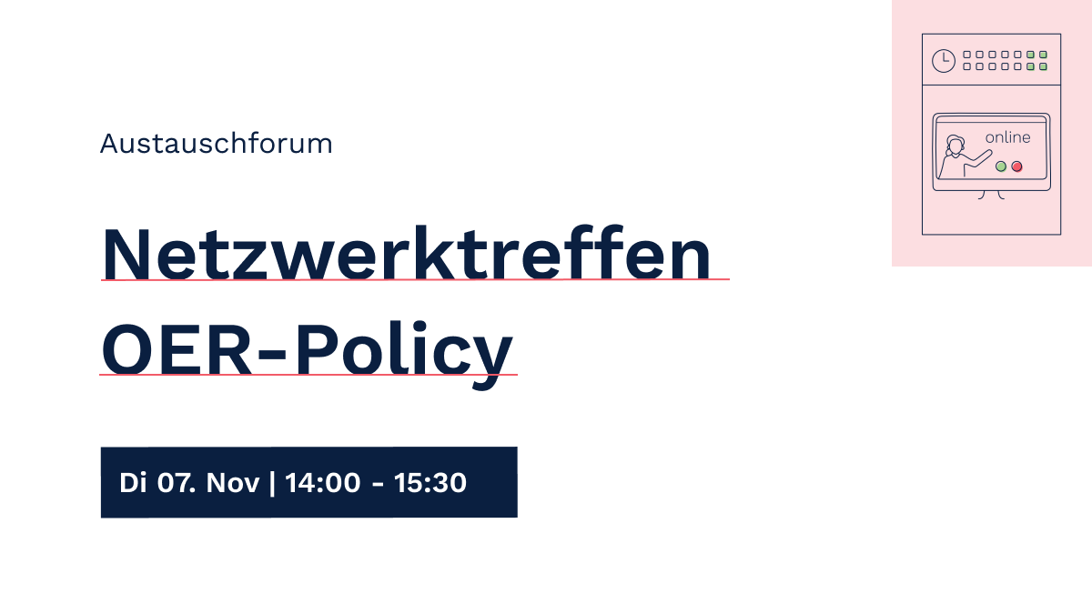 twillo_de's tweet photo. Der Weg zu einer #OER-Policy ist an jeder Hochschule anders? Das stimmt und trotzdem gibt es Schritte, die alle durchlaufen. Das OER-Policy Kit soll dabei Orientierung bieten. Erste Vorstellung und Diskussion beim nächsten Netzwerktreffen.
https://t.co/RXrU8y4ZRC https://t.co/eh7rGZbB5B