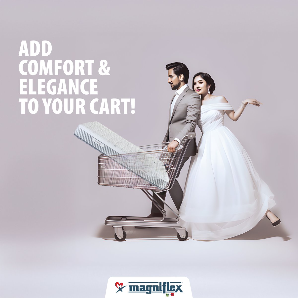 In this wedding season, amid all the hustle and bustle of clothes and jewellery shopping, remember to invest in a Magniflex mattress. A couple that values their sleep and well-being not only stays together but also achieves their dreams and ambitions side by side.