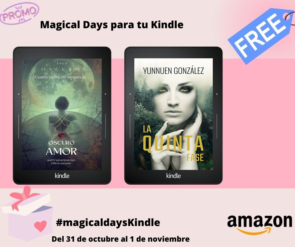 SheylaDrymon's tweet photo. ¡Quedan 8 días para el Magical Days para tu Kindle! ¡Qué nervios! 31 novelas gratis, los días 31 de octubre y el 1 de noviembre.
¿Te lo vas a perder?
#magicaldaysKindle #magicaldayskindle https://t.co/SEw0LAro0Q