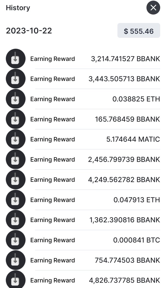 CryptoScrutator's tweet photo. Earning with @blockbankapp | @FideumFinance (soon)  was & is the best way for me to prepare for the bull run. Every Sunday - #Payday - I was able to increase my holdings in $BTC $ETH $MATIC & especially in $BBANK - rewards 5% for the staked asset + 10% in $BBANK in the VIP Tier.
But there're more amazing earning options like for $BNB $XRP $ADA $AVAX $LTC $USDT $USDC $BUSD $TRX $XTZ $XTC $SHIB $NEAR
Don't cry over poor price performance - stake & wait for the bulls