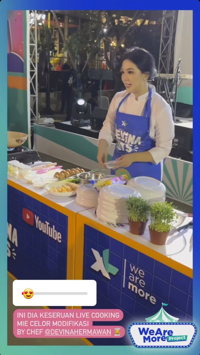 Seru banget lho bisa nyaksiin live cookingnya Chef Davina, masak mie celor, makanan yang selalu kukangenin kalo di tempat rantau hhi. 
#WAMproject2023
#WeAreMore
#XLxKaskusPalembang
<a href="/myXL/">XL</a>