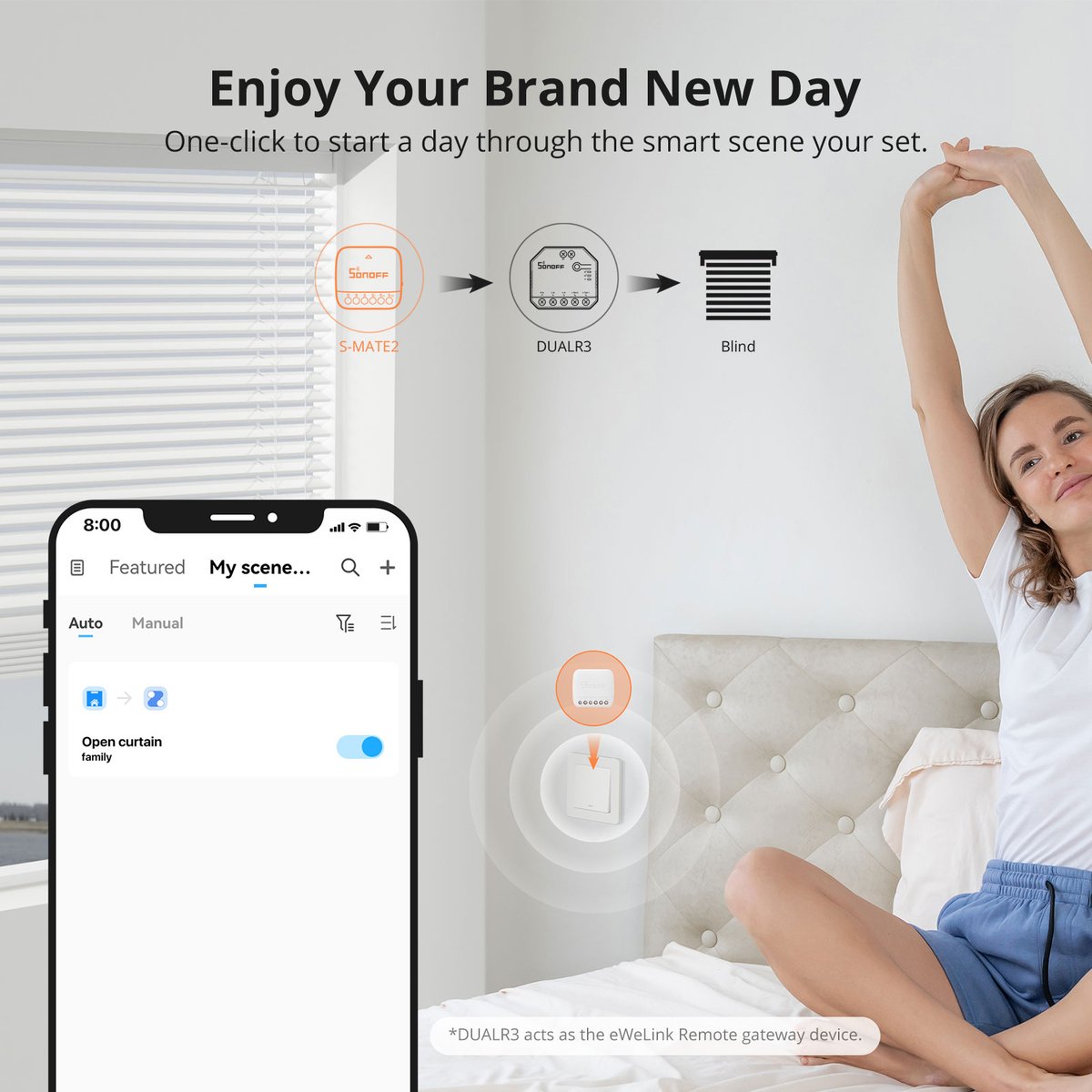 TechSonoff's tweet image. 🎉NEW ARRIVIAL---SONOFF S-MATE2 Extreme Switch Mate.

❤️Extremely Mini Size
❤️Super Battery Life
❤️Mechanical Switch Type Supported
❤️Local Control &amp;amp; Smart Linkage

Click to purchase: bit.ly/SMATE2

#sonofftechstore #sonoff #mechanical #ewelink #smart #smarthome