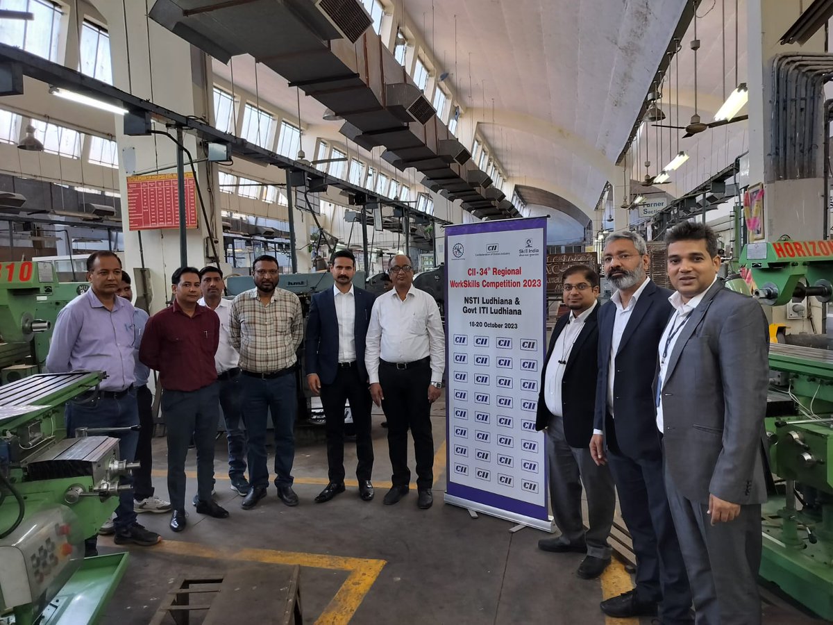 CII_Skills's tweet image. CII Northern Region hosted its 34th CII Regional WorkSkills Competition from Oct 18-20, 2023. 60+ participants from top organisations in North India showcased their skills in 15 industrial trades.
#skilldevelopment #SkillsCompetition #workskills #CIINorthernRegion #CII #CIISkills