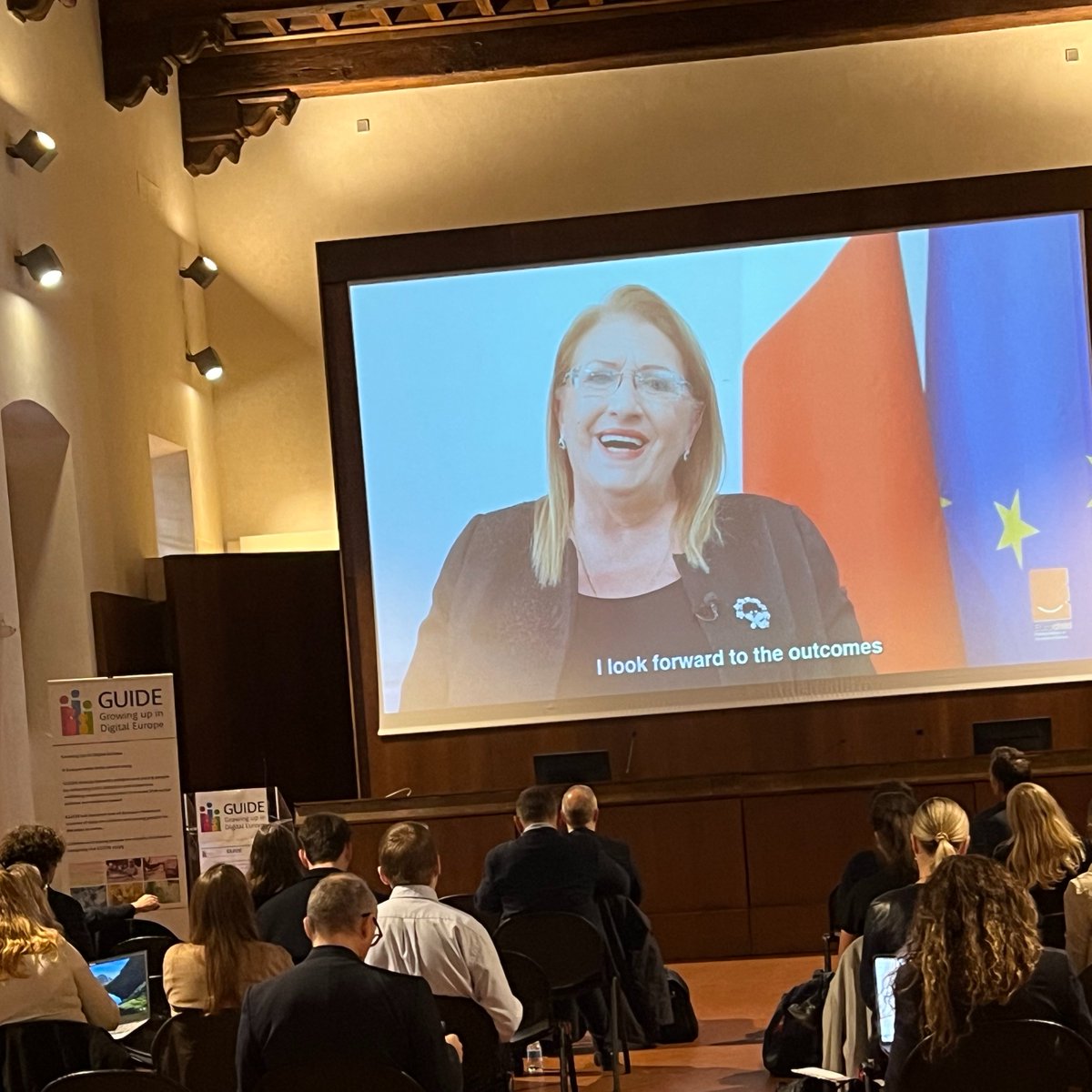 <a href="/MarieLouise_MT/">Marie-Louise Coleiro Preca</a> expressed the need for more &amp; better public investment in children in Europe, which we aim to achieve with <a href="/GuideCohort/">GUIDE</a>