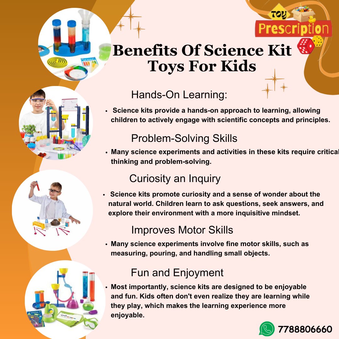 🌟 Unlocking the World of Science for Kids 🧪🔬
Science kits make learning fun and interactive. Kids get to experiment, observe, and discover, which makes concepts come alive.
#sciencekids #sciencekits #science #kids #funlearning #artkids #earlylearning #toyforkids #toys