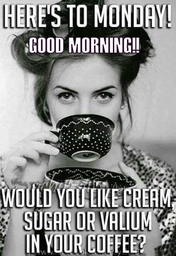 Monday again....