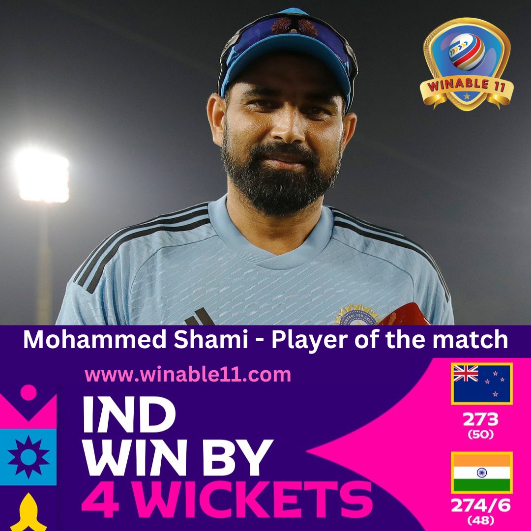 Winable11's tweet photo. 🇮🇳🏏 India surges ahead as the only undefeated team at #CWC23! The Men in Blue are making their mark. 💪🌟

#India #CWC23Undefeated #IndiaDominance #CWC23Victory #BestPerformers #MohammedShami #ViratKohli #INDvNZ in #ICCWorldCup2023 #LaunchingSoon #FantasyCricketApp #Winable11👑 https://t.co/pWG3snAFWN