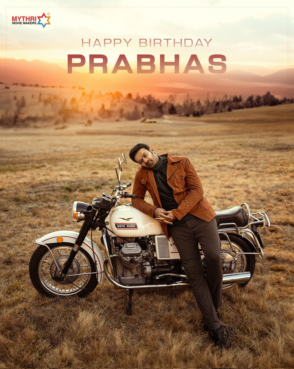 MythriOfficial's tweet photo. The dearest darling of fans, movie lovers and audiences around the world ❤️

Happy Birthday, Rebel Star #Prabhas.

#HBDPrabhas https://t.co/tQuSLoKovE