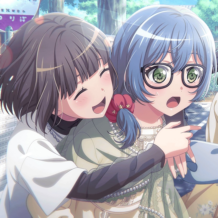 bandori rarepair otd is manarok! this ship consists of LOCK from raise a suilen and manami from PAT (rokkas old band!) ive Never Seen a cuter interaction with an npc..