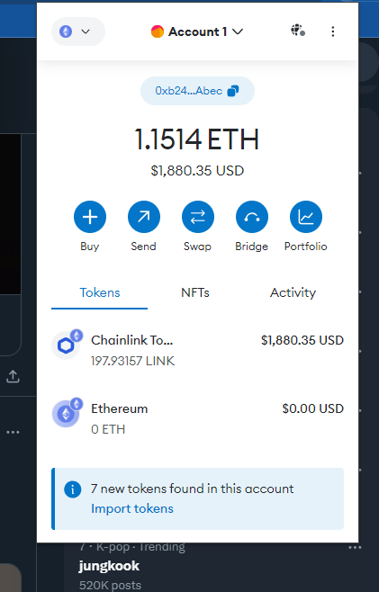 Insane!!                                                                      x.com/JuanPorterWEB3…