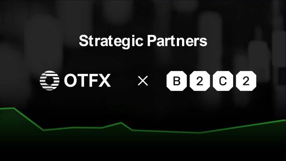 OTFX_0's tweet photo. We have sealed a partnership 🤝 deal with @B2C2Group .

@B2C2Group is more than just a  liquidity 💰 provider. It is a digital asset pioneer building the #ecosystem of the future.

Stay tuned as we bring you more updates on this #partnership.

#OTFX #ForexMarket #forexsignals https://t.co/L8z9Lrpn3j