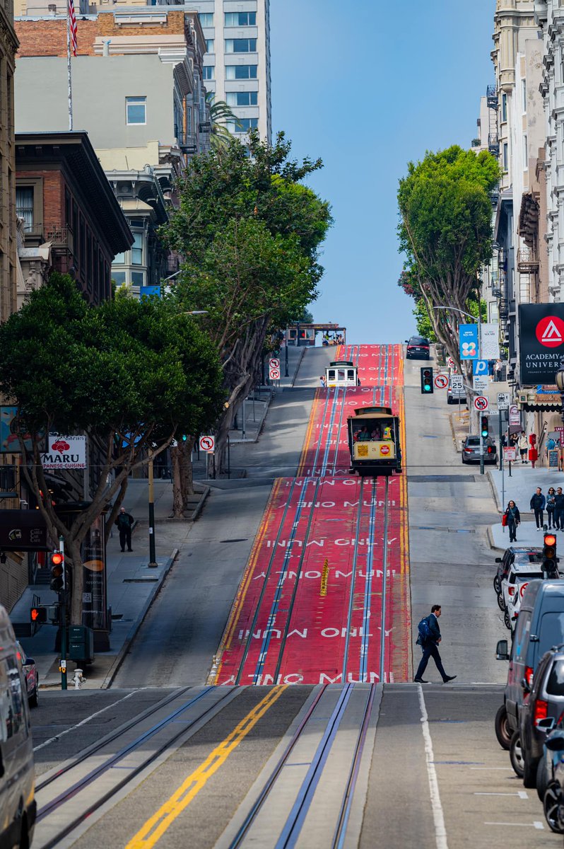 Don’t run to hop on the Cable Car because there’s always another coming along shortly. — San Francisco, California