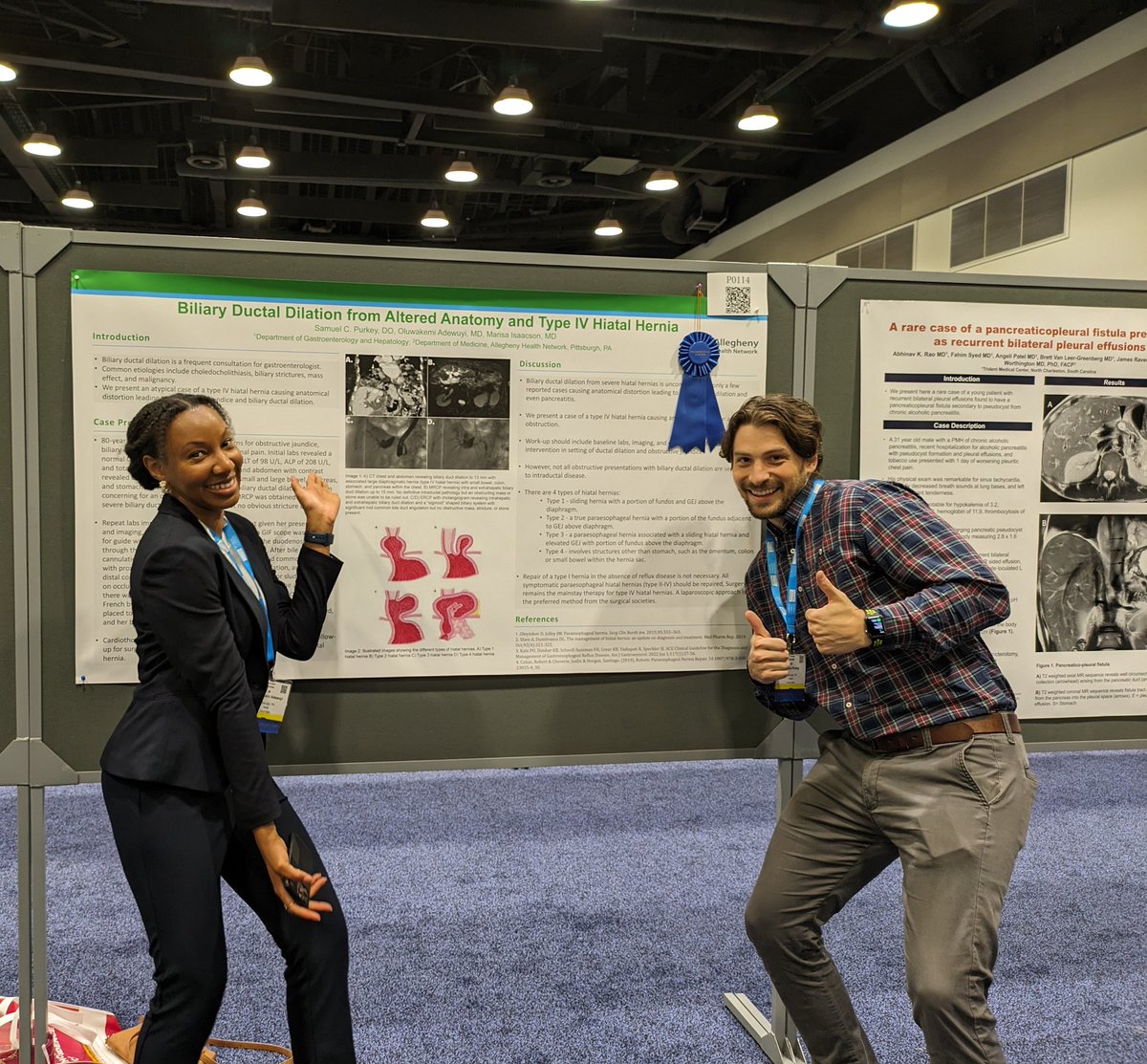 Let's gooooo!!!!! Dream Team collab for another Presidential Poster Award! <a href="/AHNGastro/">AHN Gastroenterology, Hepatology and Nutrition</a> <a href="/AHNIMres/">AHNIMres</a> #ACG2023
