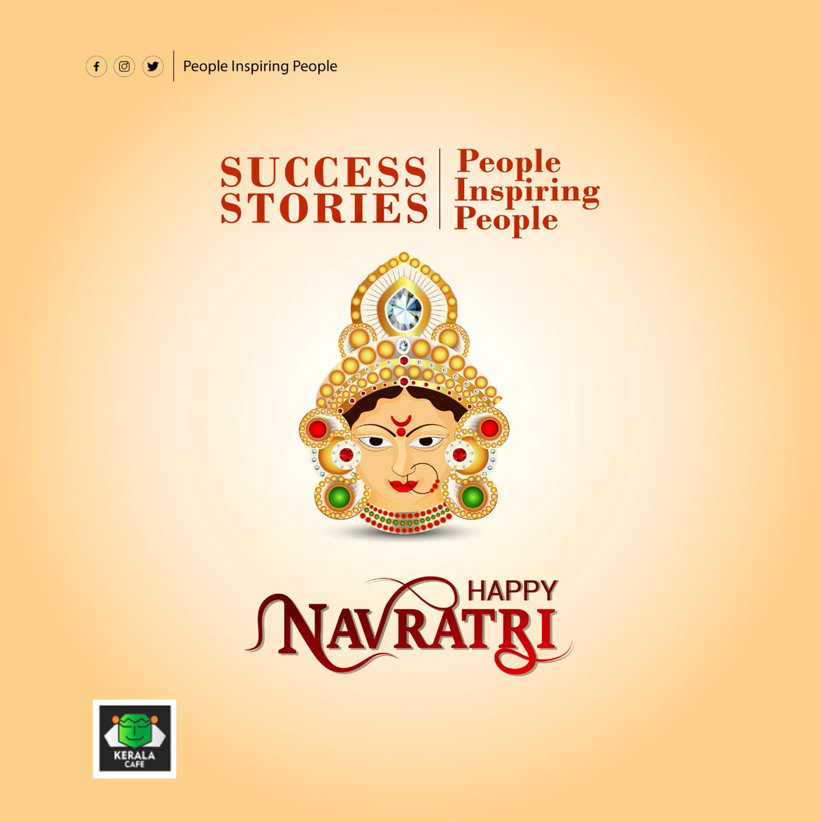 Let Devi’s grace flow unto your life on this Navratri Day 💫✨⭐️

#successstories #peopleinspiringpeople #happynavratri #mahanavami #keralacafe #clubhouse