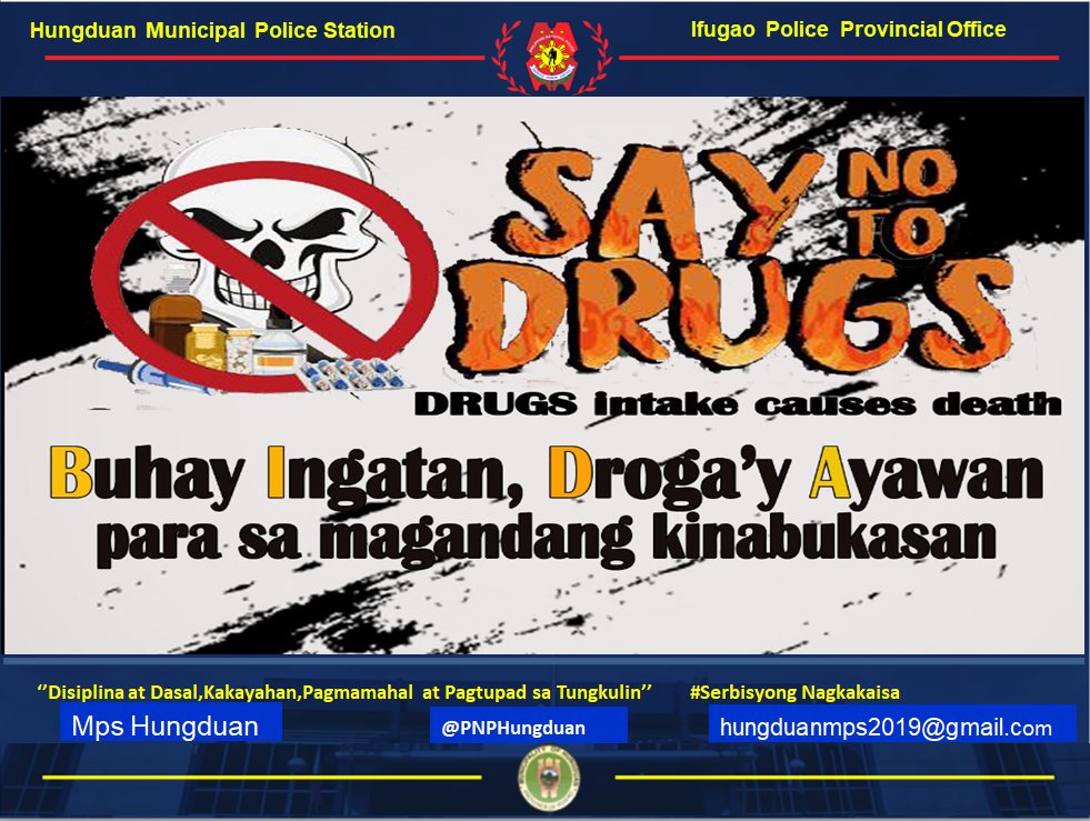PNPHungduan's tweet image. INFOGRAPHICS ON BIDA/ ANTI-ILLEGAL DRUGS

&quot;𝙐𝙣𝙞𝙛𝙞𝙚𝙙 𝙋𝙤𝙡𝙞𝙘𝙚 𝙎𝙚𝙧𝙫𝙞𝙘𝙚, 𝙃𝙪𝙢𝙗𝙡𝙚, 𝘿𝙞𝙨𝙘𝙞𝙥𝙡𝙞𝙣𝙚𝙙 𝙖𝙣𝙙 𝙋𝙧𝙤𝙛𝙚𝙨𝙨𝙞𝙤𝙣𝙖𝙡&quot;
#𝙎𝙀𝙍𝘽𝙄𝙎𝙔𝙊𝙉𝙂𝙉𝘼𝙂𝙆𝘼𝙆𝘼𝙄𝙎𝘼
#𝙏𝙤𝙎𝙚𝙧𝙫𝙚𝘼𝙣𝙙𝙋𝙧𝙤𝙩𝙚𝙘𝙩