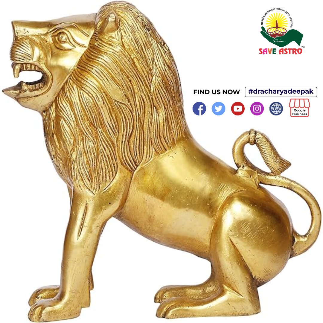 1. Place  Golden Lion in North-East For Self Confidence 2. Place Golden Lion in South For Fame 3. Place Lion in North for Money Related issues  #vastutiplion #vasturemedies #dracharyadeepak #saveastro