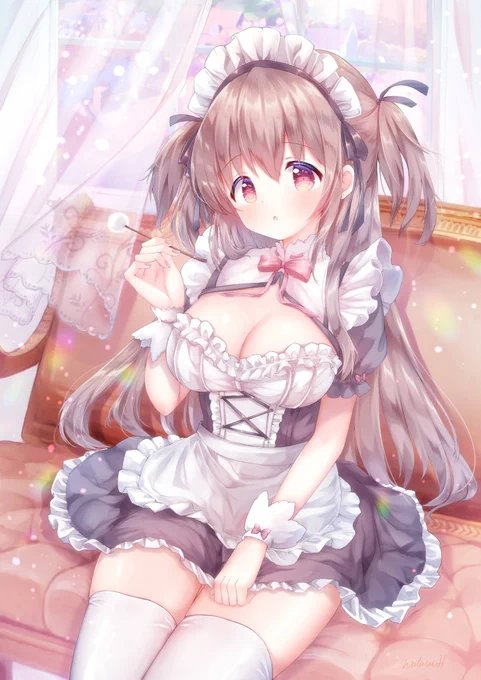 お耳掃除はいかがですか? #オリジナル #毎日萌絵