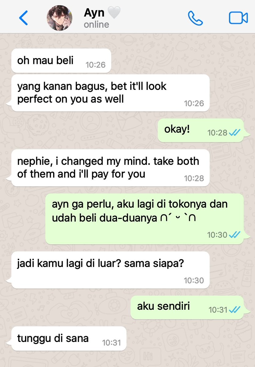 lovingayn's tweet photo. #AiranSpace ✿
Ujung-ujungnya modus ngedate. https://t.co/YF6uMbgXbZ