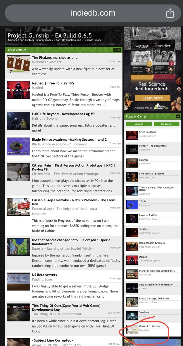 isochronalgames's tweet image. Moment to Moment is now Number 15 on IndieDB, on the front page! The order fluctuates a lot, but still feel really cool to be up this high!

#IndieGameDev #IndieDb