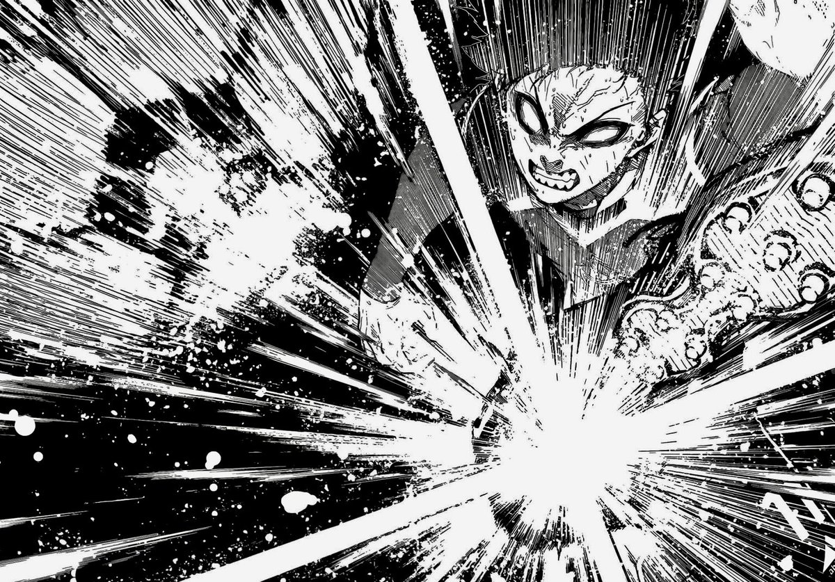 DeadGen's tweet photo. After an incredible run from #Hiori, he drops a magisterial pass for #Isagi to smash and finish the game. #BLUELOCK #BLUELOCK238 https://t.co/edtVvlmPtU