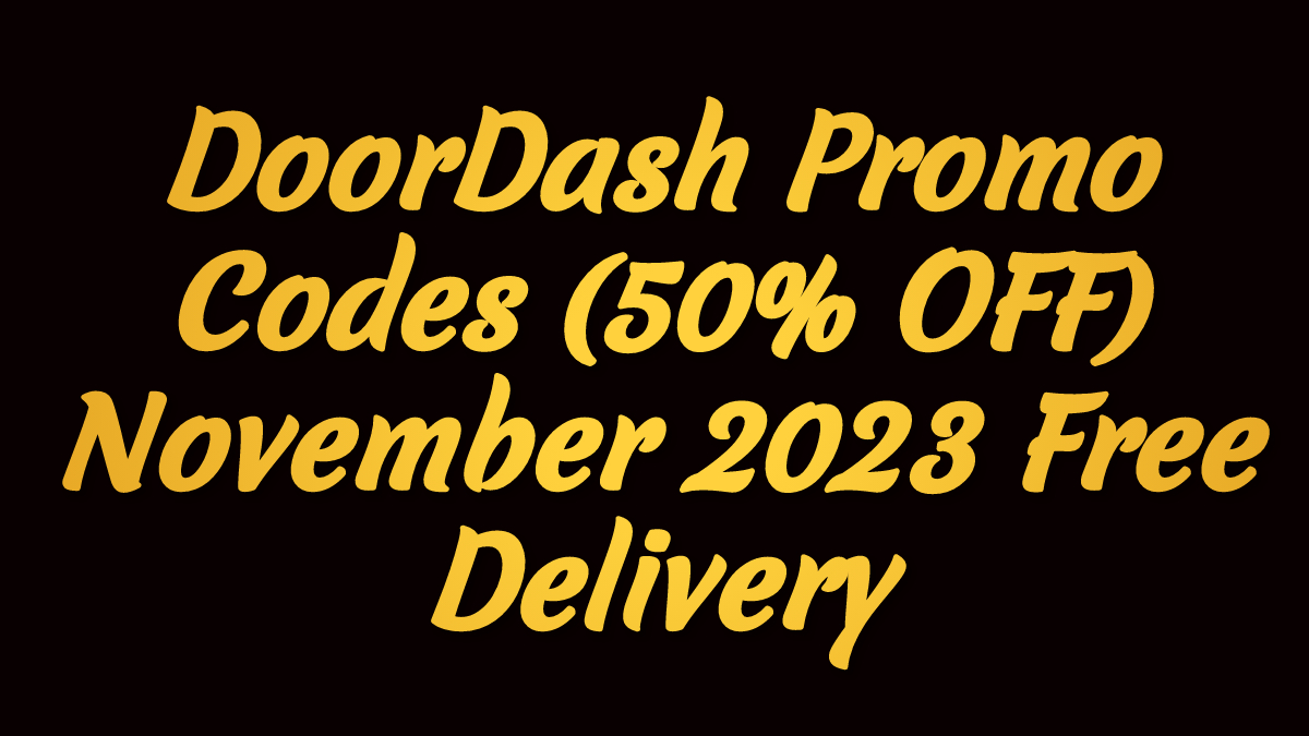 DoorDash Promo Code: 50% Off