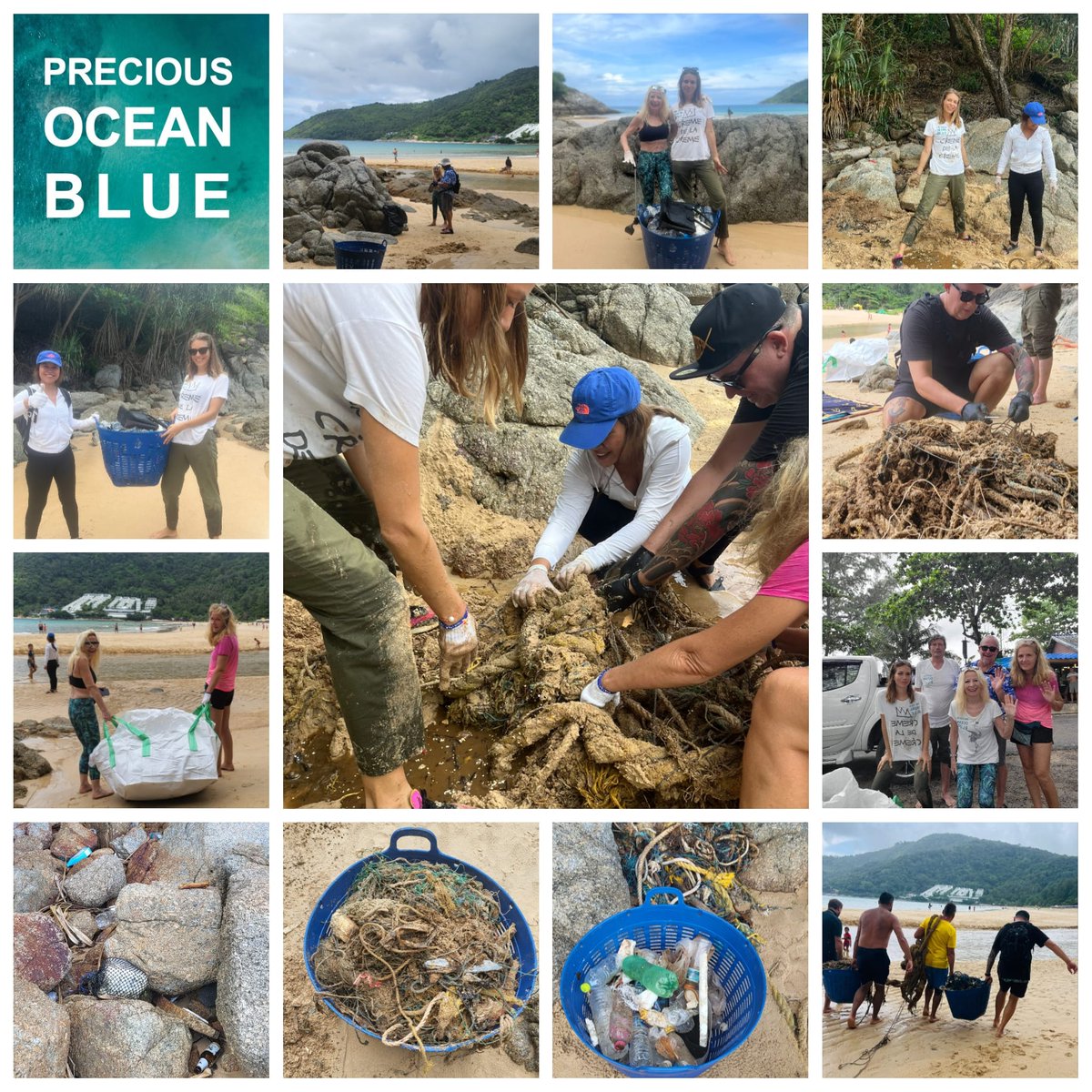 Thanks to all who joined our beach clean-up 🌊🧹
We removed tons of plastic, styrofoam, bags, and a massive fishing net from the ocean. The trash is being sorted and sent to organizations. Your support makes a big difference. 🌊💙 
#BeachCleanUp #ProtectOurOcean