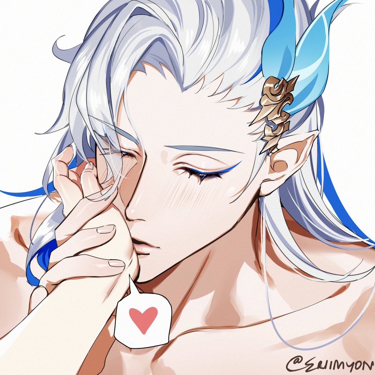 eriimyon's tweet photo. intense or tender?🖤🩵 https://t.co/m7JT2jTqQP