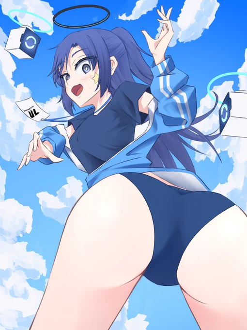 体操服ユウカ 「変なところから覗かないでください先生!」 #ブルアカ #BlueArchive