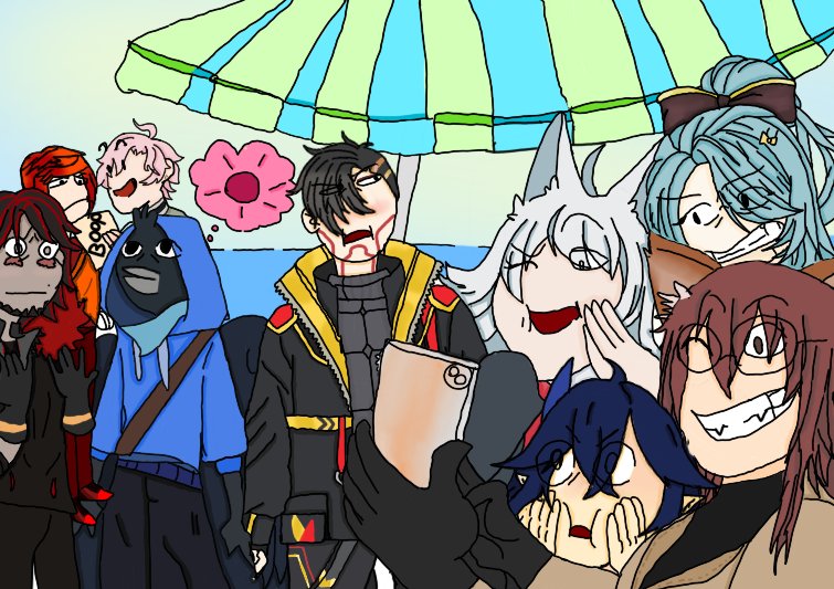Fun art of the new friends I made during Golf with your Friends!!! @The4thShrineVT <a href="/Brother_Olivier/">Brolivier || Ink VTuber</a> <a href="/MichiGaij/">Michi Gaij 🐢</a> <a href="/Kyon_Kyuu/">Kyon Kyuu💙👹🐉 flying over to bsky</a> <a href="/aneoko/">Aneoko ⚡️🤍 DEBUT 2026</a> <a href="/chipimpo/">IMPO🤕 | MUMMY</a> <a href="/Kit_CatYT/">Kit_Cat | Kitsune Cat</a> @ttvRetroKrow 
#PepitaArte #Vtubers #Art 
(Base I used in the thread)