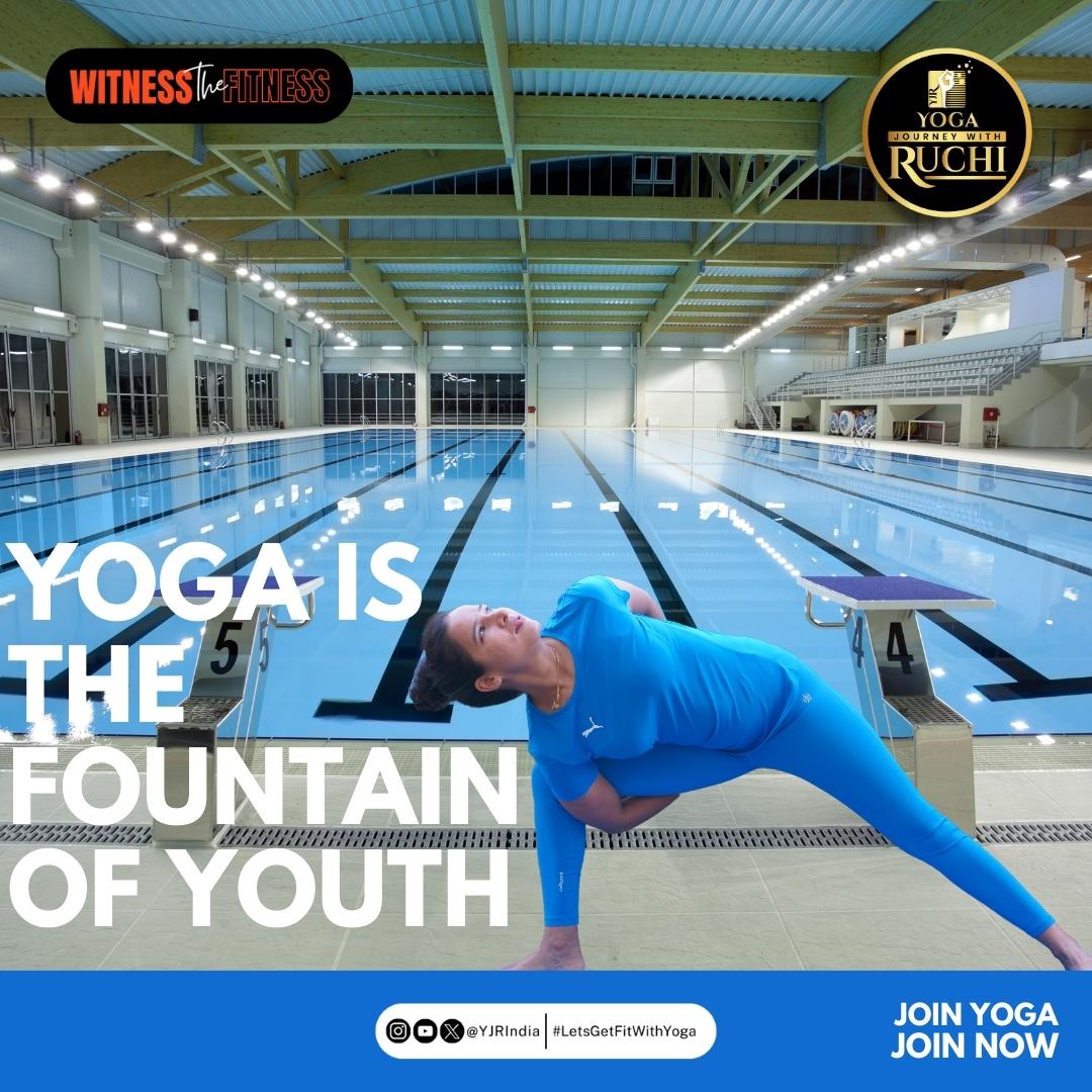 Yoga is the fountain of youth.
Join Now.

#witnessthefitness
#LetsGetFitWithYoga #YogaWithYJRIndia #YJRIndiaFitnessMovement
#yoga #yogalife #yogalove #yogaeveryday #yogaeverywhere #yogajourney #yogainspiration #yogachallenge #yogaposes #asana #fitness #wellness #stretching