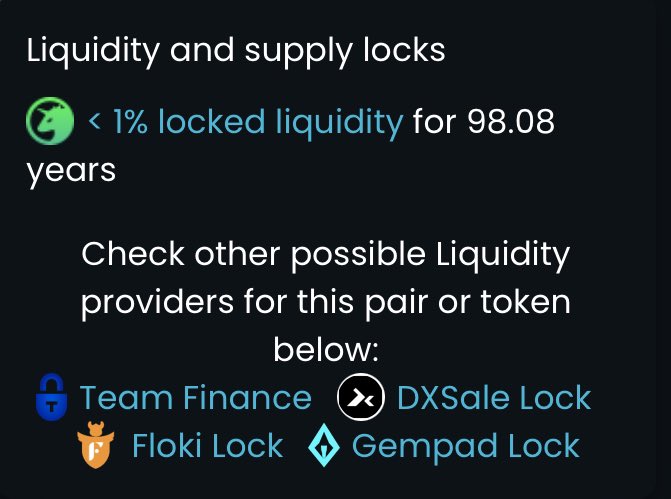 Uncle_Bobbys's tweet photo. For all you $STARL groupies who think it’s safe to keep buying back in because… “Liquidity is locked for the next 100yrs”… maybe do some research and check again… less than 1% locked. get out now. The team abandoned you and that #liquidity will be drained by the end of the month.