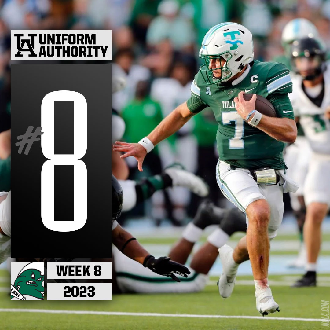 #UniAuthority Week 8 Uniform of the Week: 8. @GreenWaveFB #UAWeek8 | @TulaneEquipment