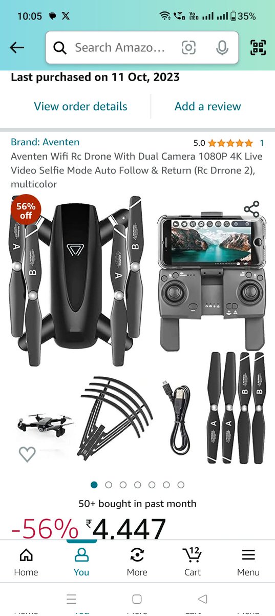 promzzz's tweet photo. Hello @amazonIN WHAT IS THIS THAT WAS DELIVERED INSTEAD OF MY DRONE? Certainly didn't buy this for 4.4k INR!! And why is there no way to reach your customer care? 
@nch1915 @jagograhakjago https://t.co/UCJgoW3DOe