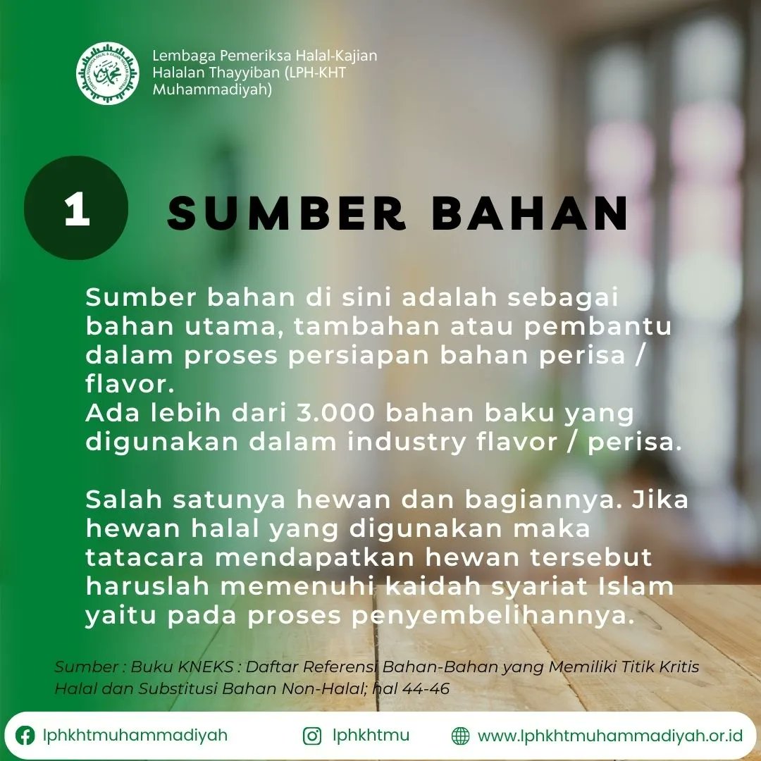 lphkhtmu's tweet photo. Assalamu'alaikum Sobat Halal-Mu.
Yuk cari tahu Titik Kritik Keharaman Flavor / Perisa.

Halal is Our Need, Our Quality and Our Choice!

Find us on!
Instagram, Twitter &amp; TikTok : lphkhtmu
Facebook : lphkhtmuhammadiyah

#lphkht #muhammadiyah #Sarwendah #Senin #Bagas #DOONA https://t.co/aBbNQNMAdh