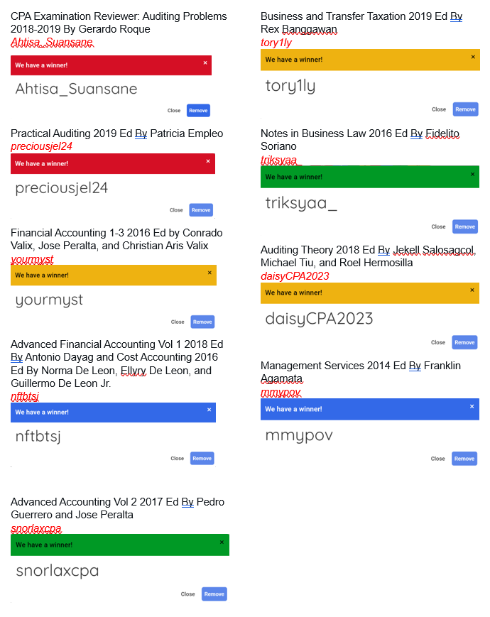 _surelyyy's tweet photo. Congratulations! Pls DM me :)) Planning to ship these via shopee checkout or meetup or any other option na mas mura at convenient.
@Ahtisa_Suansane
@preciousjel24 
@yourmyst 
@nftbtsj 
@snorlaxcpa
@tory1ly 
@triksyaa_ 
@daisyCPA2023
@mmypov https://t.co/1YqyL1SEL1