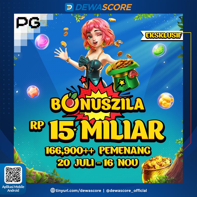ofc_dewascore's tweet photo. Bosan dengan harimu yang begitu saja? DEWASCORE✨ hadir dengan EXCLUSIVE BONUSZILLA PGSOFT yang pasti hadiahnya melimpah💸💸 Gabung sekarang juga dan menangkan total hadiah sebesar 15 MILYAR💰 Periode 20 Juli - 16 November 2023. https://t.co/ggfxBSd7lo