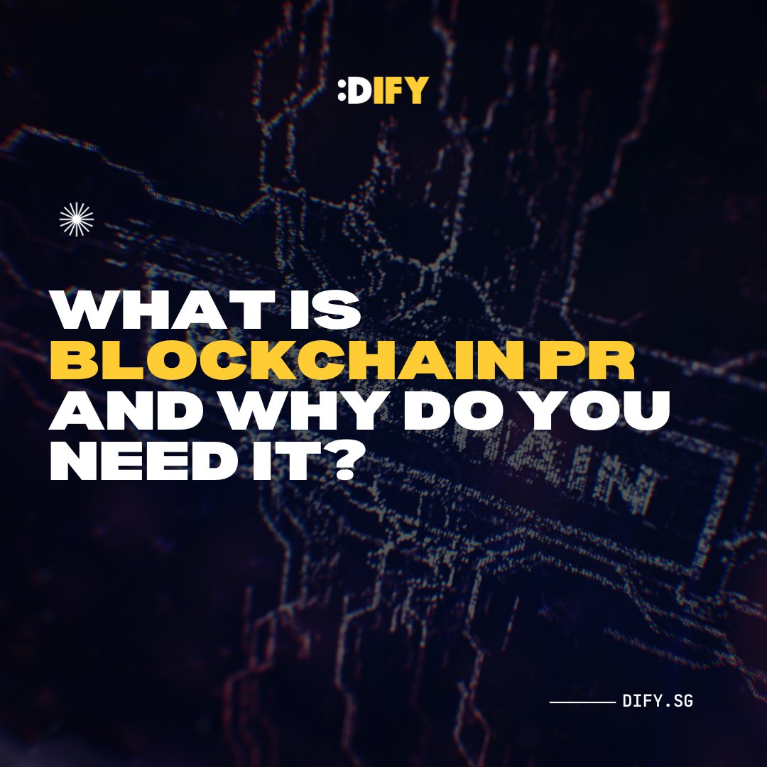 difysg_'s tweet image. Blockchain PR goes beyond traditional PR, emphasizing transparency and trust. It&apos;s vital for newcomers, building credibility and connections. Learn more today by reaching out to us! #BlockchainPR #Decentralization