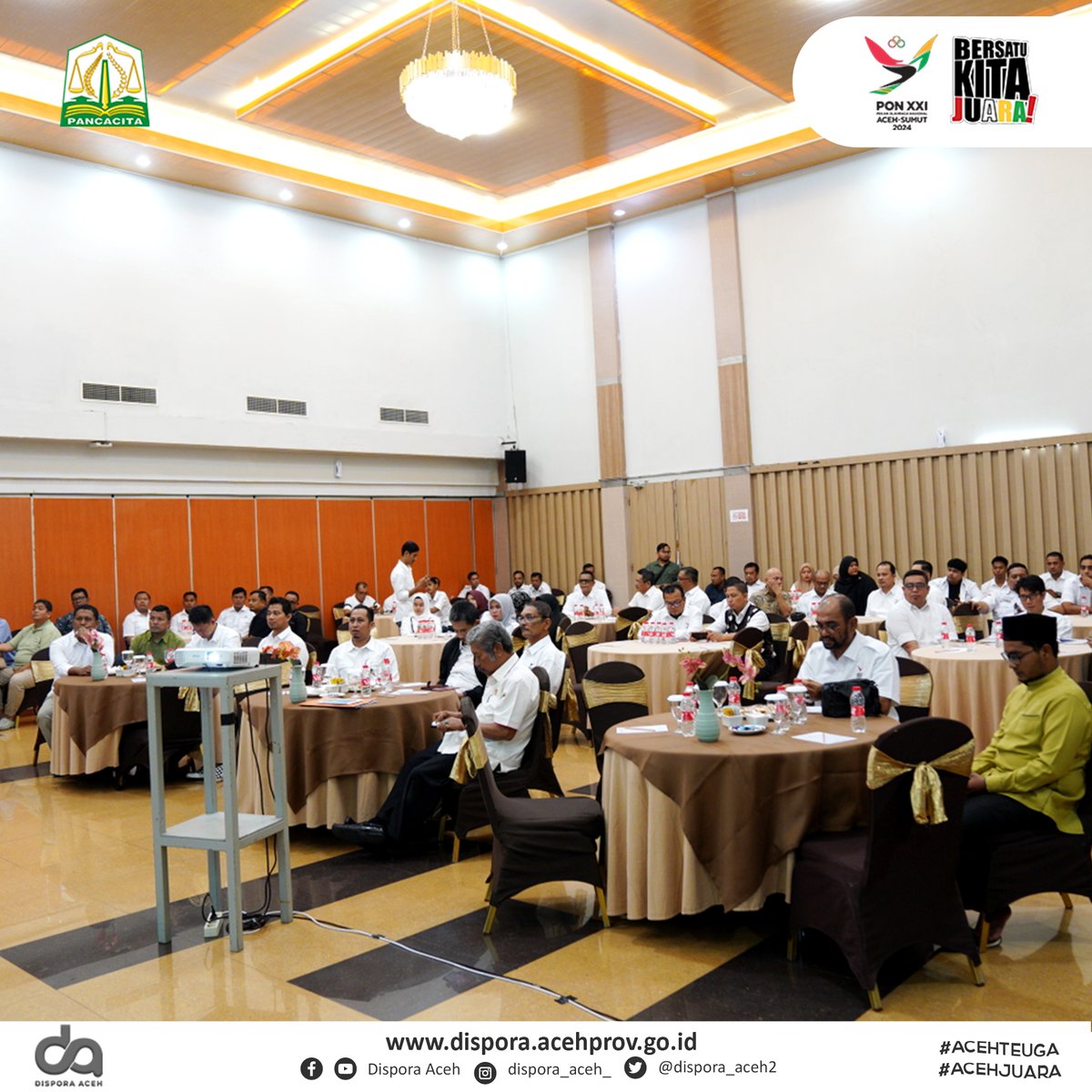 dispora_aceh2's tweet photo. Rakor dan Bimtek Penyusunan Masterplan (Rencana Induk) PON XXI/2024 Aceh-Sumut Wilayah Aceh https://t.co/64PoiEDjWp