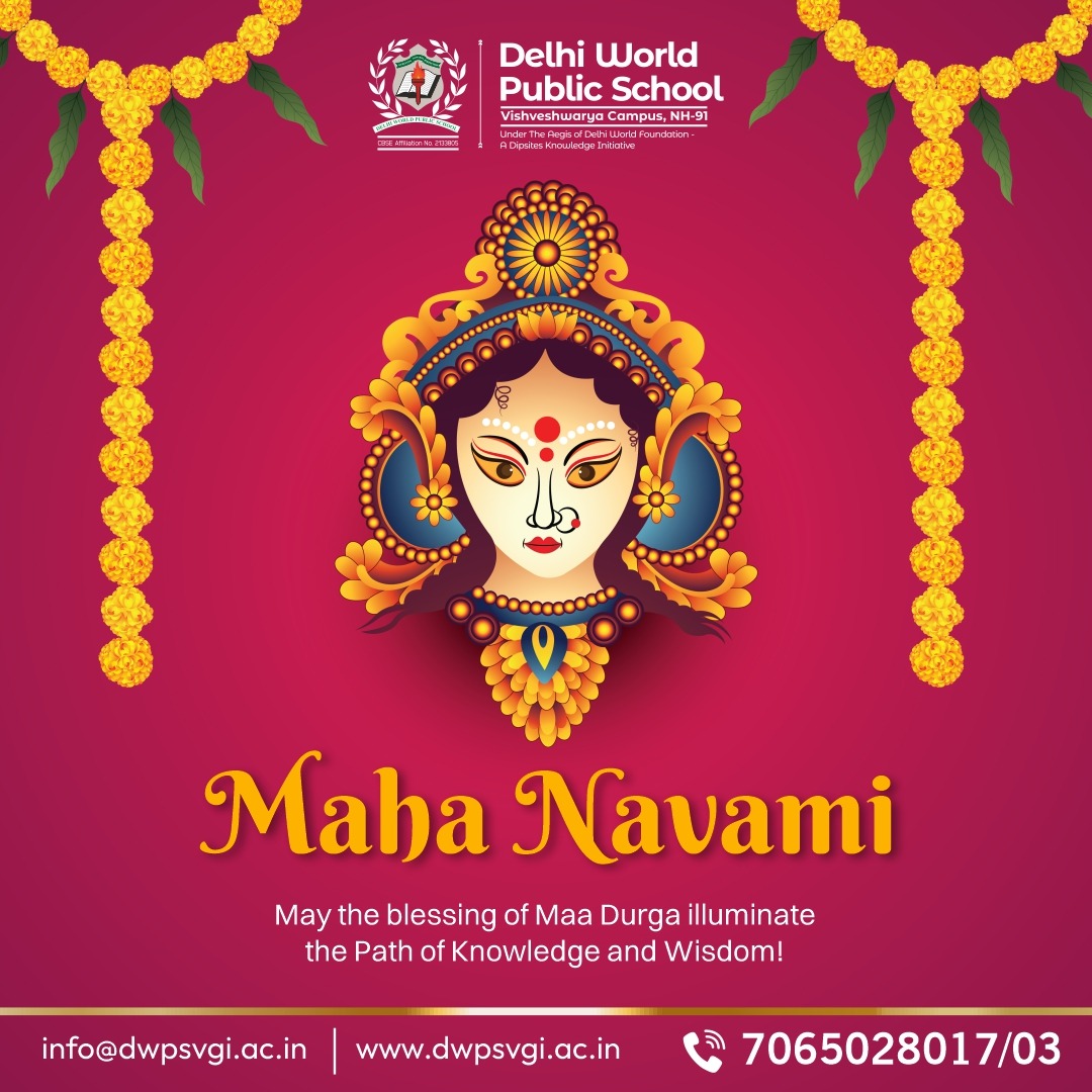 dwpsvgi's tweet photo. Maha Navami, the ninth day of the Navaratri festival, is a significant and highly auspicious day in Hinduism. 

𝐃𝐞𝐥𝐡𝐢 𝐖𝐨𝐫𝐥𝐝 𝐏𝐮𝐛𝐥𝐢𝐜 𝐒𝐜𝐡𝐨𝐨𝐥 𝐰𝐢𝐬𝐡𝐞𝐬 𝐞𝐯𝐞𝐫𝐲𝐨𝐧𝐞 𝐚 𝐡𝐚𝐩𝐩𝐲 𝐌𝐚𝐡𝐚 𝐍𝐚𝐯𝐚𝐦𝐢.

#DWPSchool #HappyMahaNavami #MahaNavami2023 https://t.co/JVzTQsCSu9
